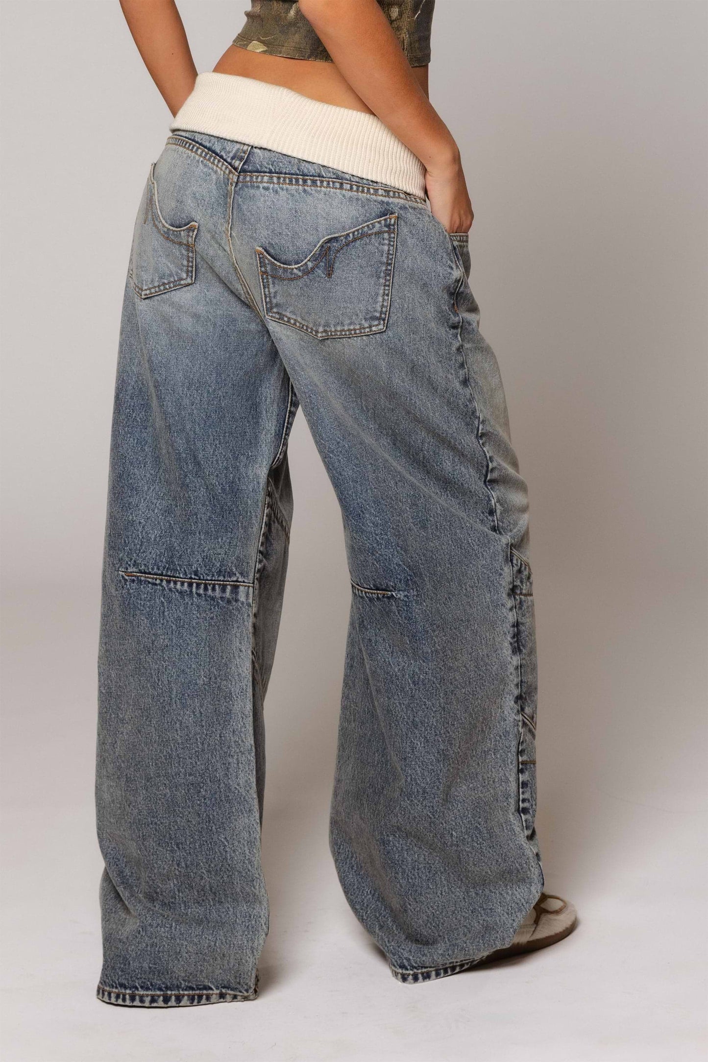 Cure Fleece Denim Jeans -