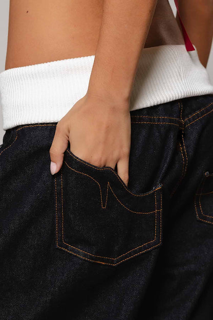 Cure Fleece Denim Jeans -