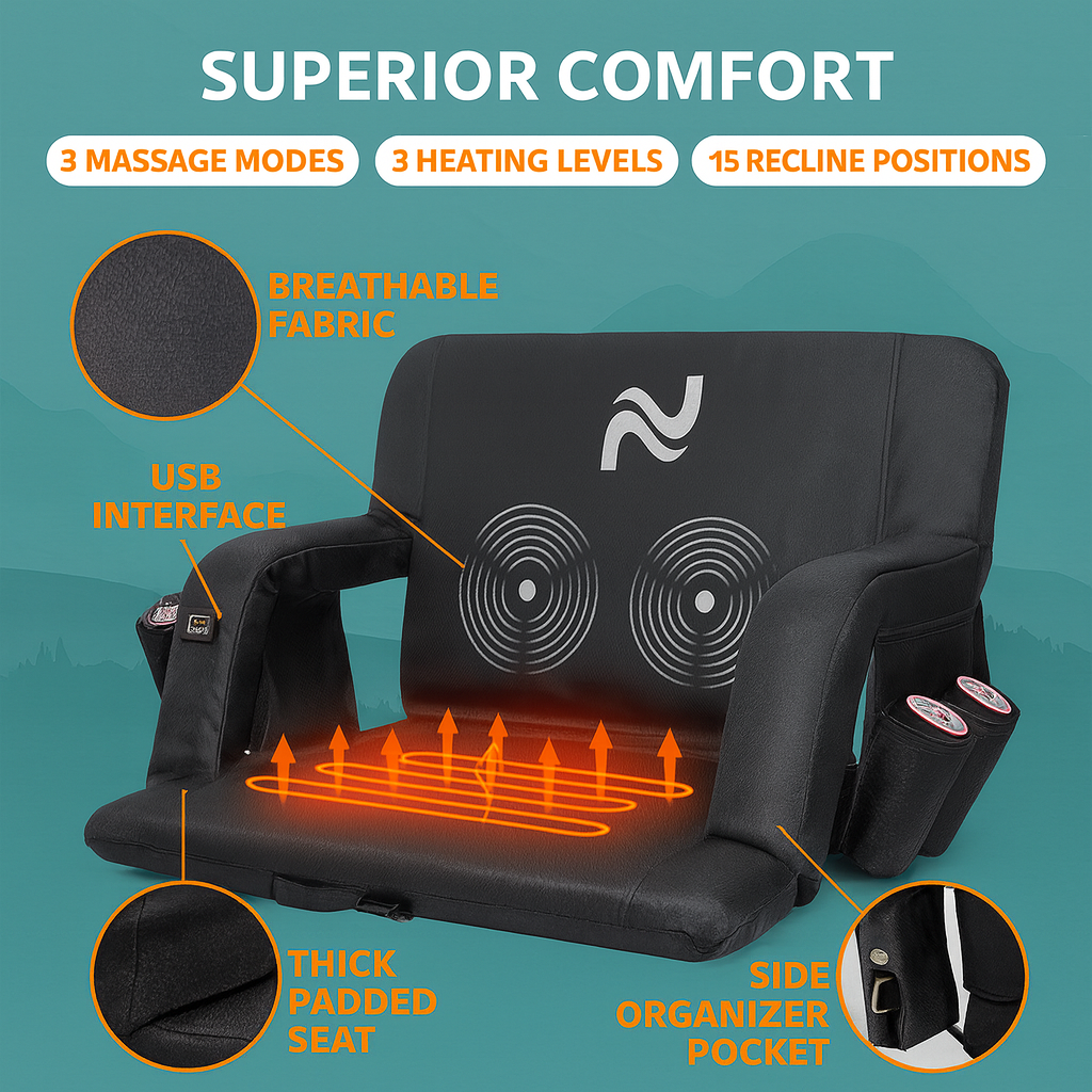 CureHeal Premium Heated Chair